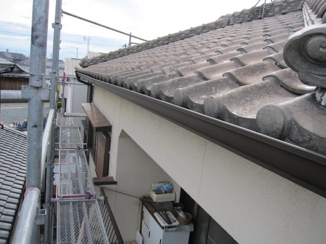 姫路市で雨樋交換工事完了